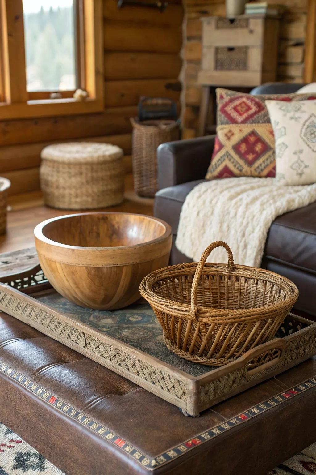 Perfect your décor with organic elements.