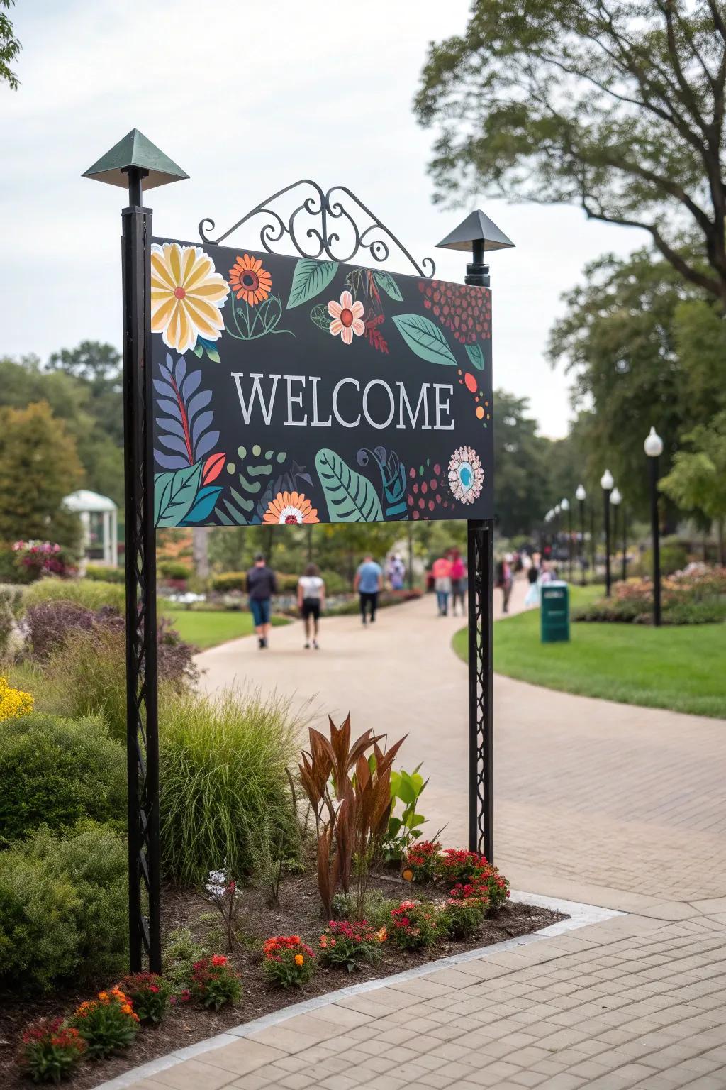 Welcome guests with a personalized board that sets the mood for your event.