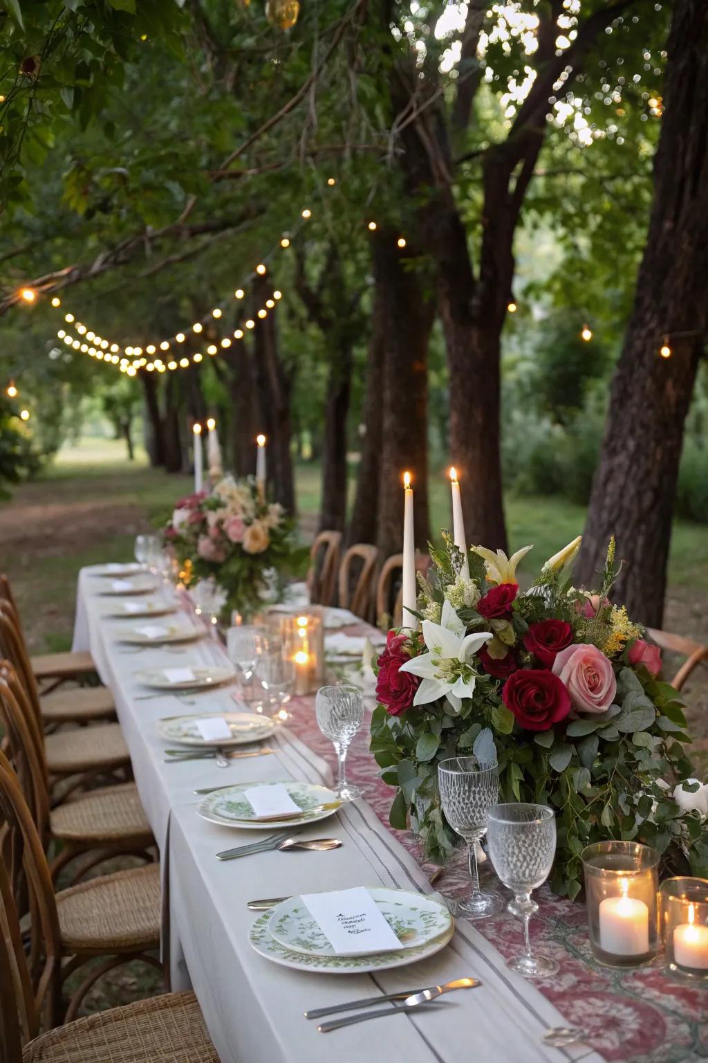 Compose a memorable dining encounter with elegant table settings.
