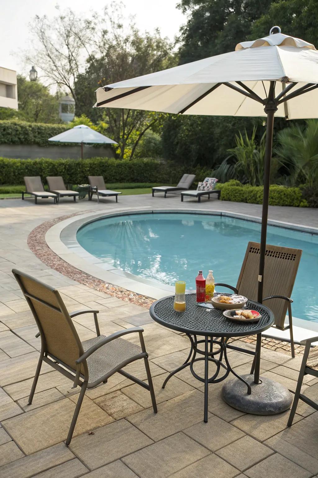 A lounging niche ideal for unwinding and basking in the sunlight.