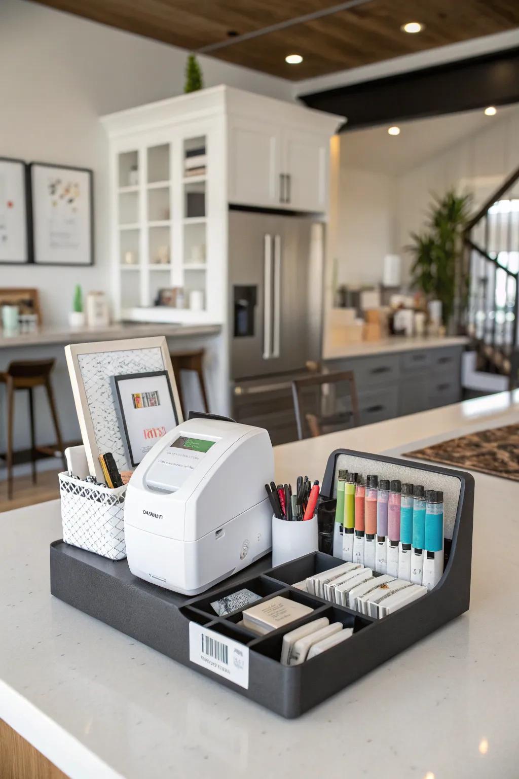 Simplify your procedure with a specially designed labeling area.