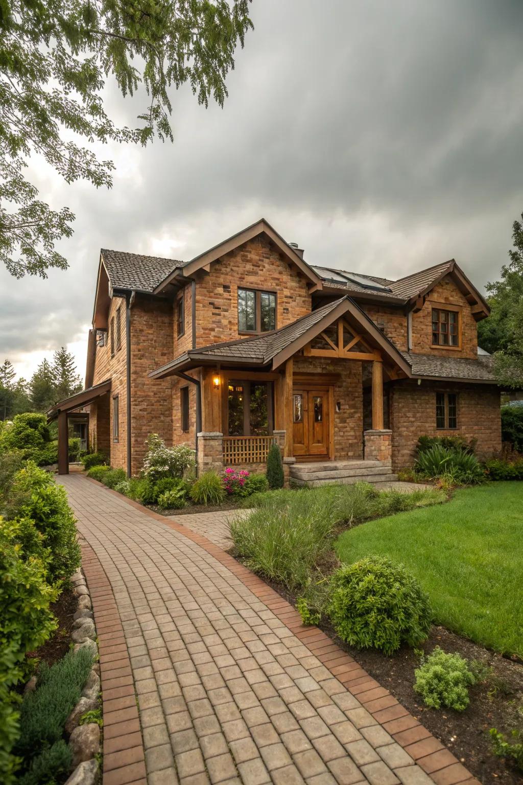 Natural shades deliver warmth and balance with the environment.