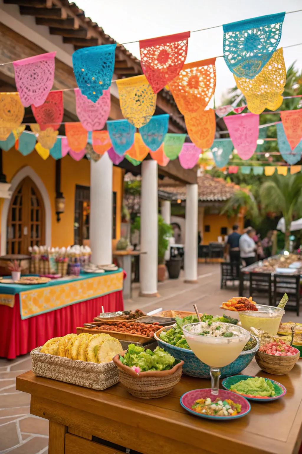 Turn up the excitement with a vibrant Mexican fiesta.