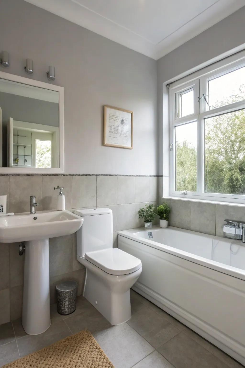 Minimalism in bathrooms encourages tranquility and mindfulness.
