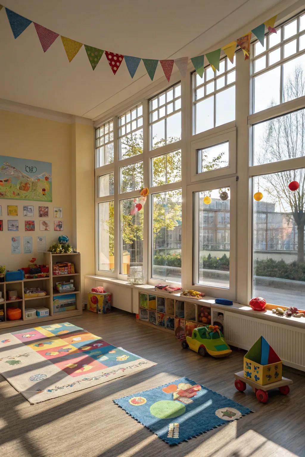 Natural illumination enriches disposition and concentration within every room.