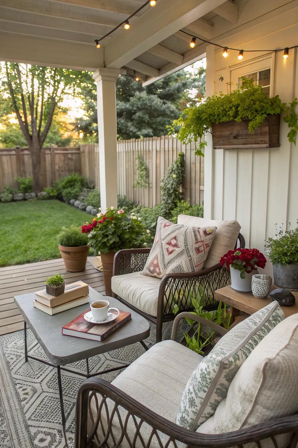 A comfortable nook for moments of relaxation.