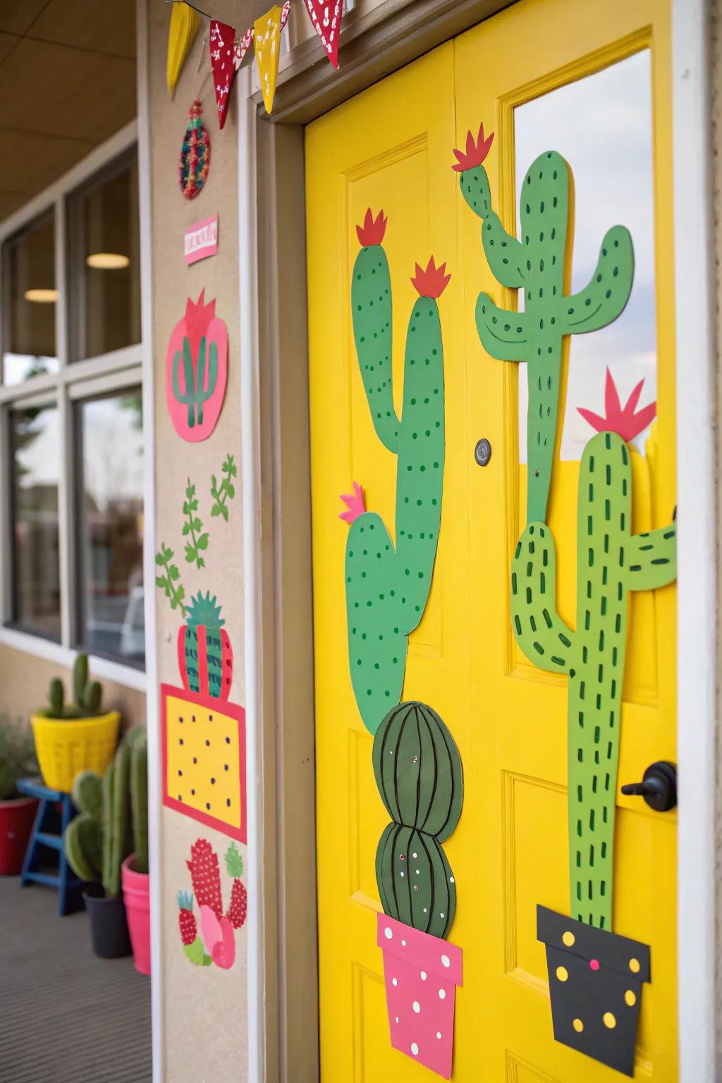 Quirky echinocactus patterns that contribute an exceptional flair.