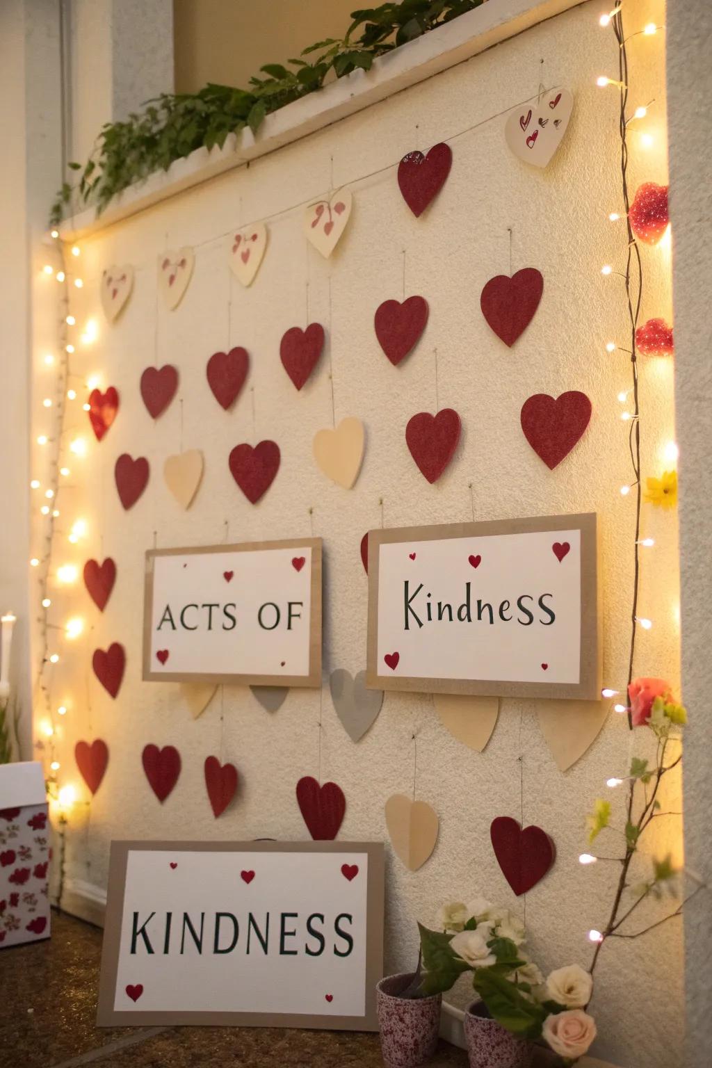 A delightful display of kindness unfolding.