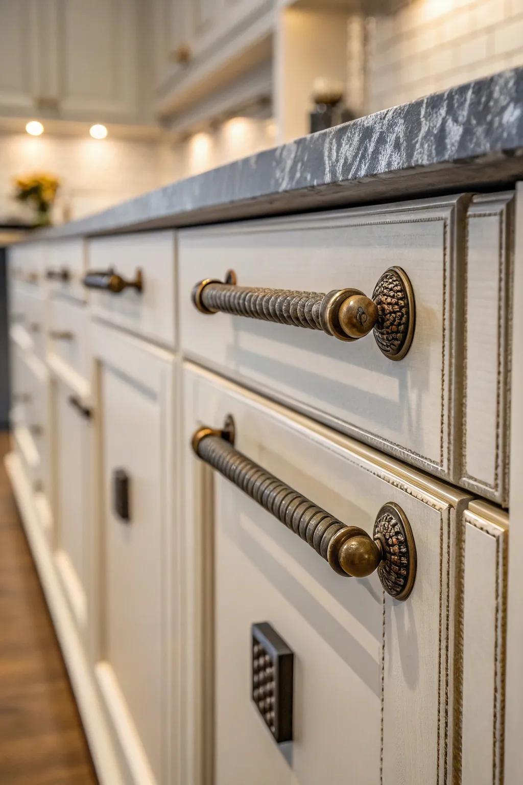 Add character to your cupboards with unique furniture.