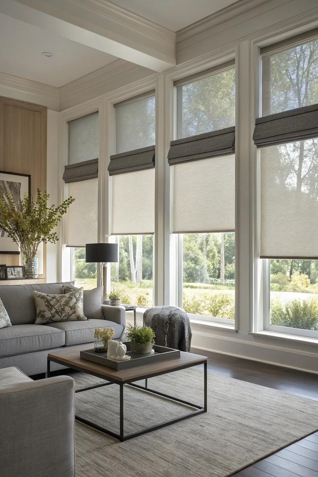 Dual coverings offer versatility for any period of the day.