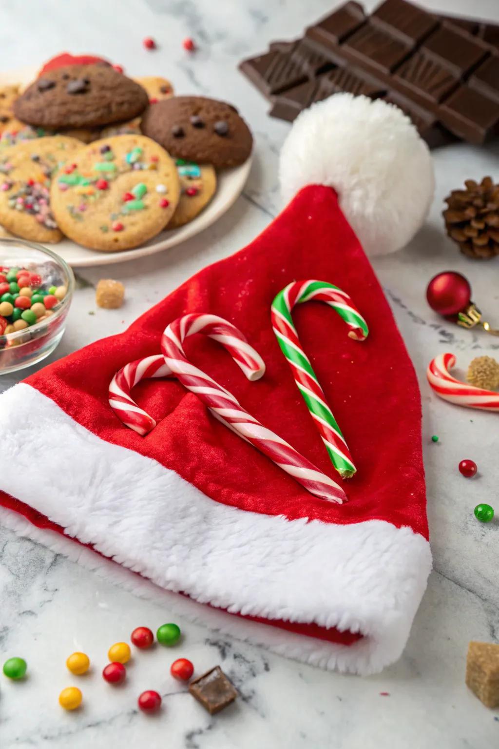 Introduce a hint of sweetness using confectionary-inspired decorations.