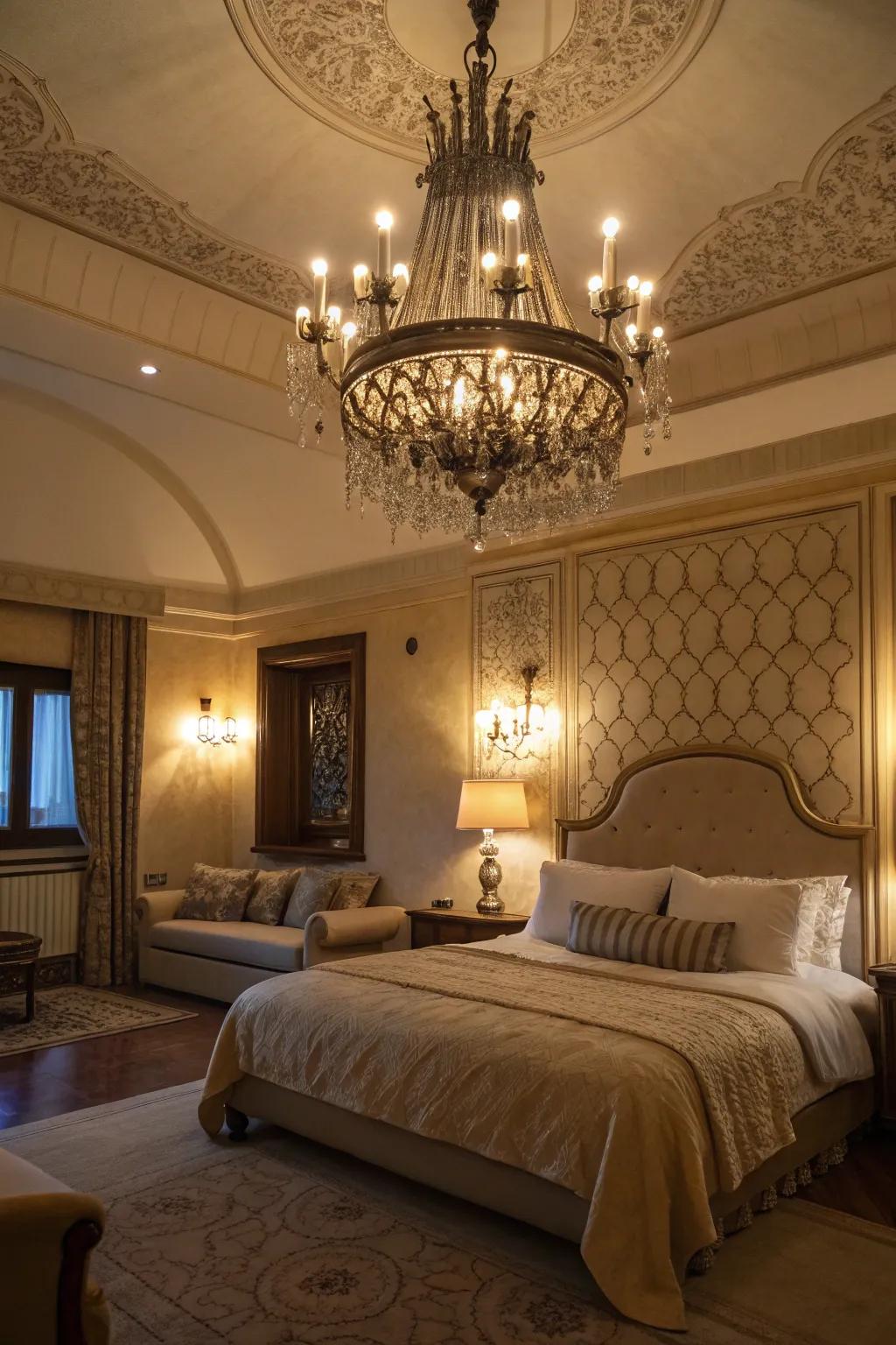 Bedroom vibe shifts with ambient lighting.