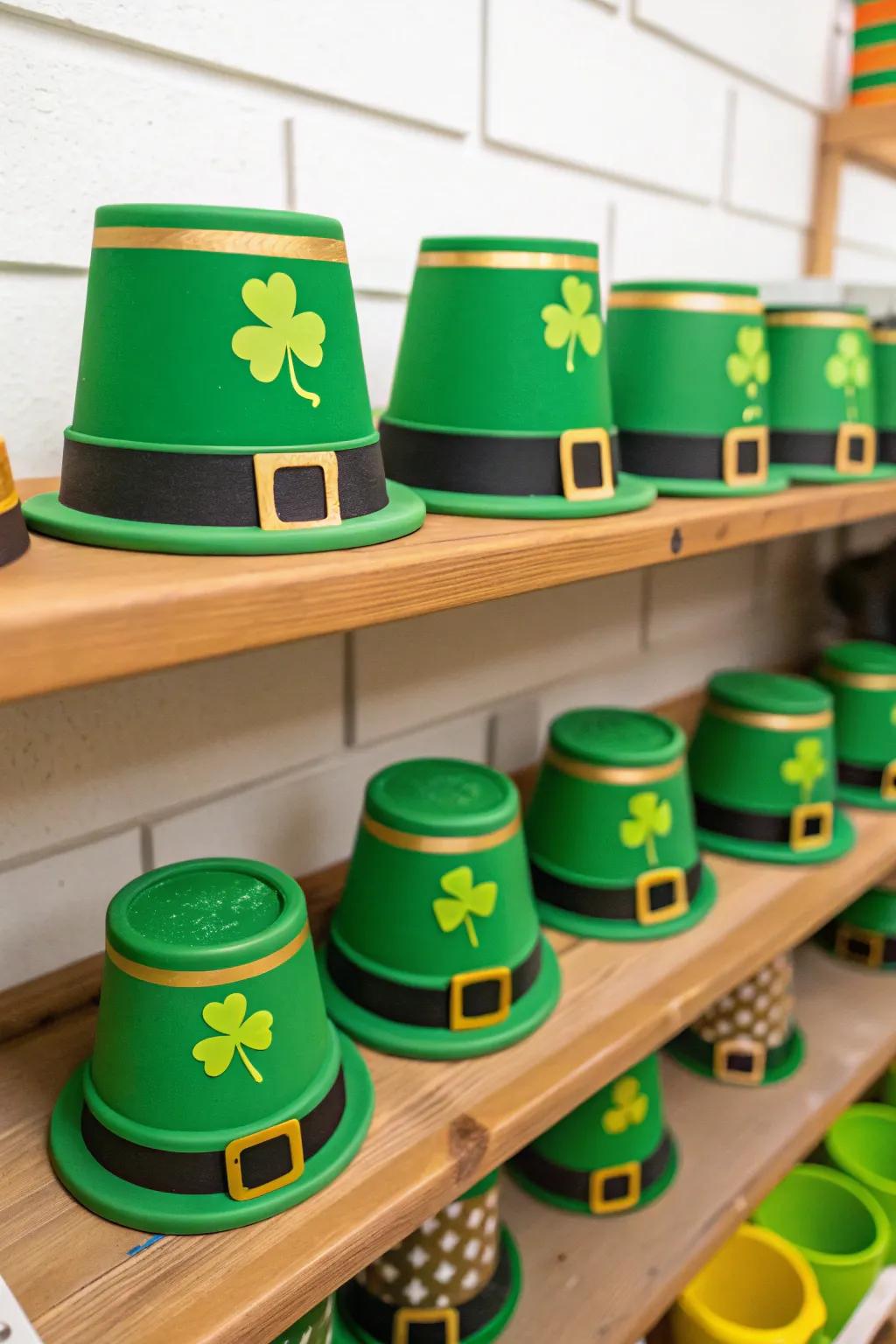Add a touch of whimsy with DIY leprechaun toppers.