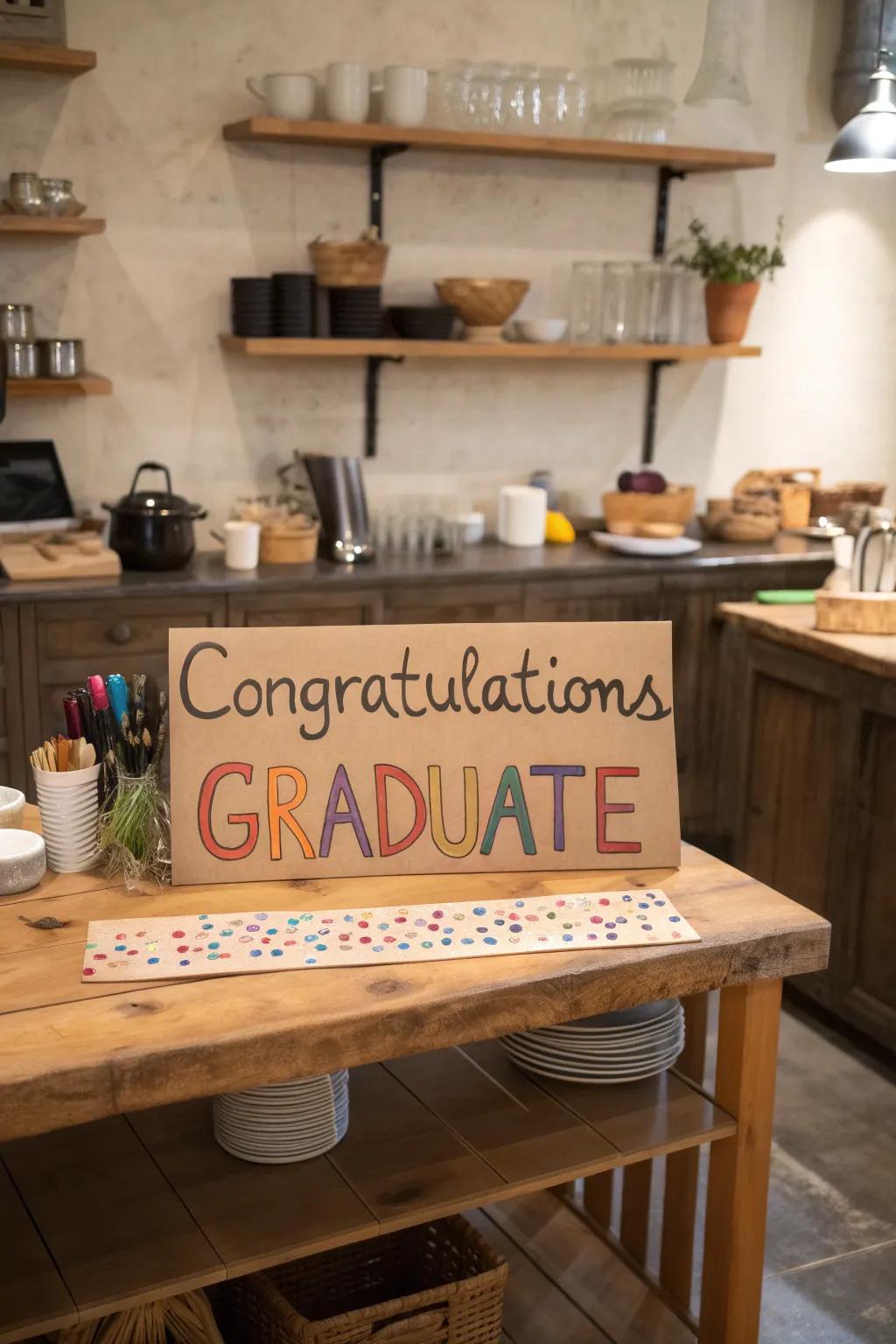 Bespoke decorative signage introduces a personalized and celebratory flair to your decor.