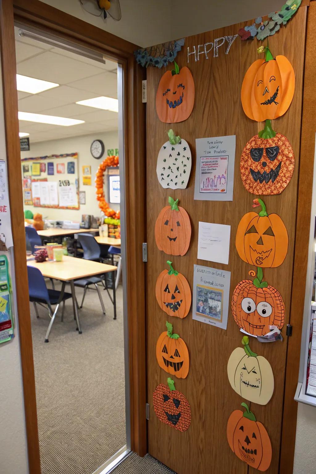 A lively gourd garden gateway display recognizing the harvesting interval.
