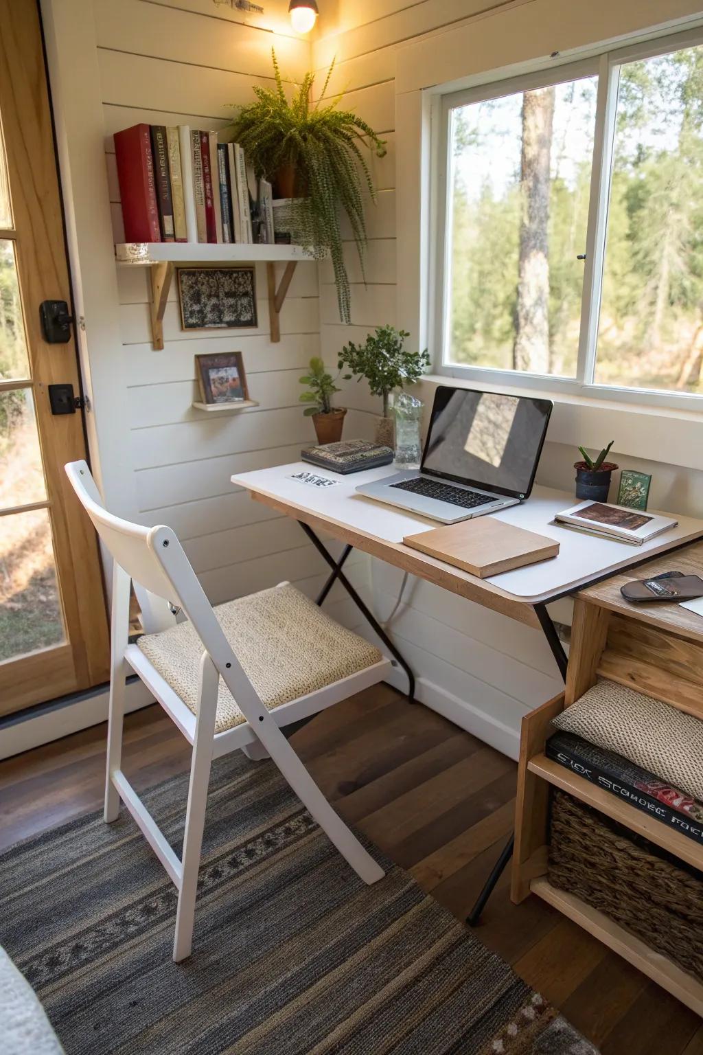Collapsible desks enhance your office space, bringing flexibility and efficient space utilization.