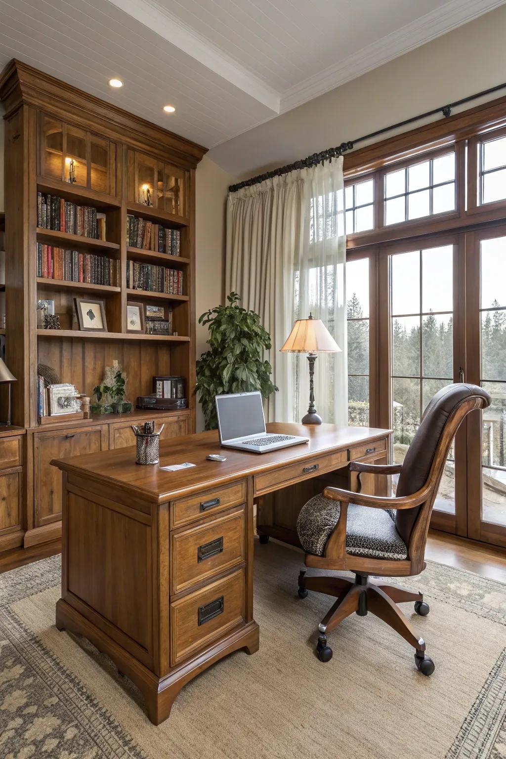 Useful furniture encourages productivity and style.