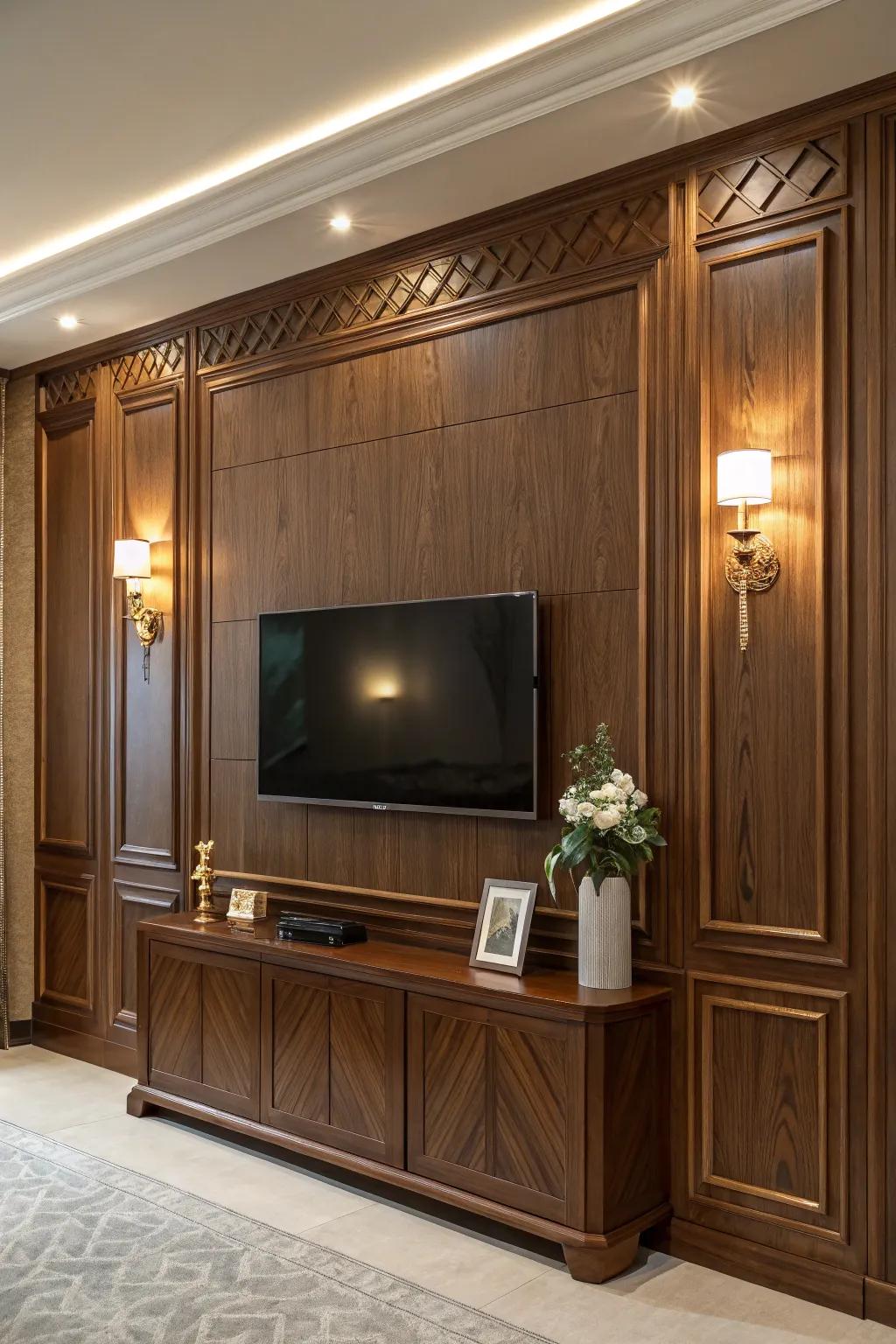 Wooden cladding imparts character and warmth.