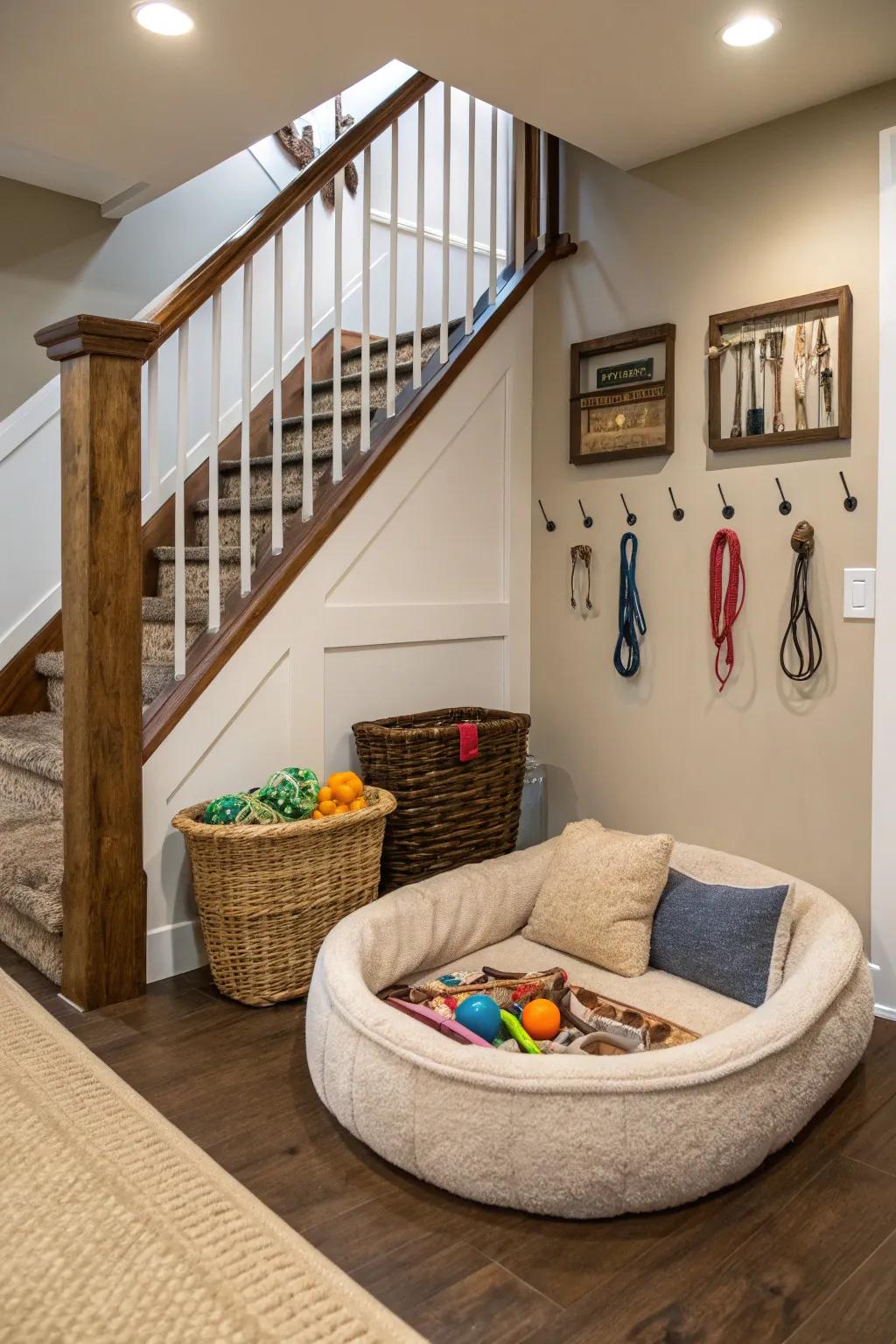 Provide your pet with a cozy corner of their own.