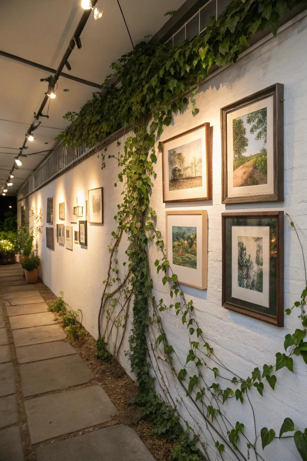Enrich your display wall with a natural touch.