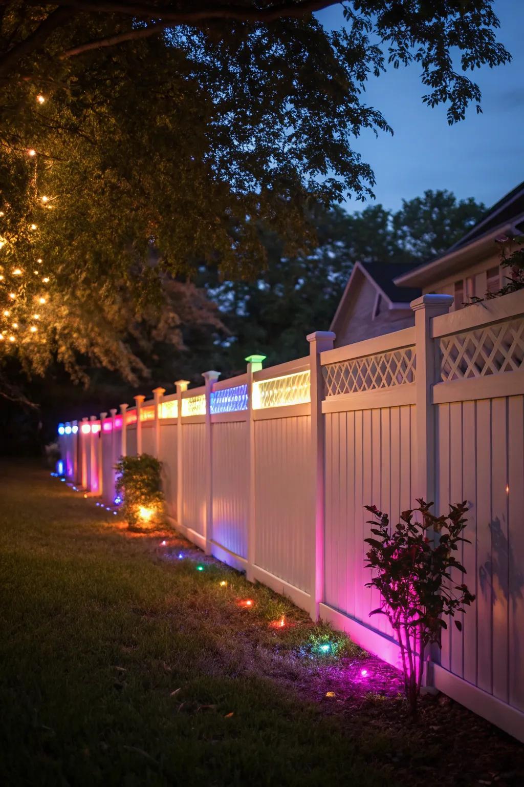 Ambient illumination heightens the relaxation quotient in any backyard.