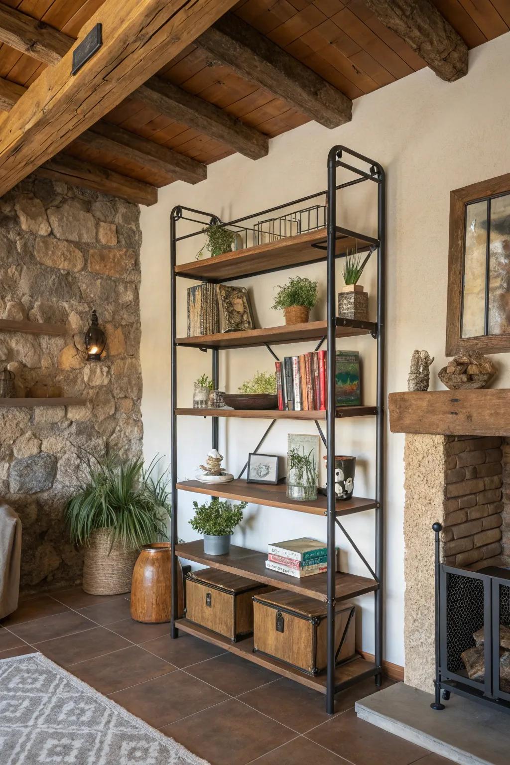 Blend materials for a striking visual impact.