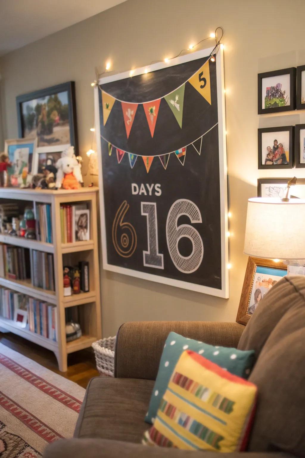 Countdown displays build excitement for homecomings.