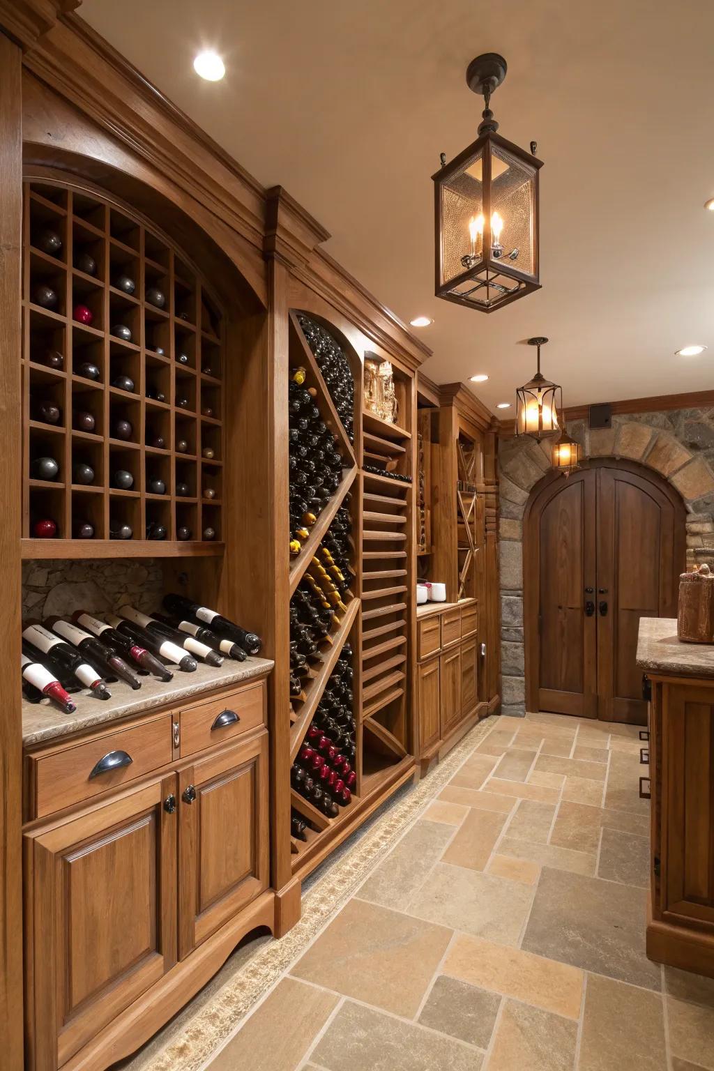 Preserve and showcase your wine collection in luxurious style.