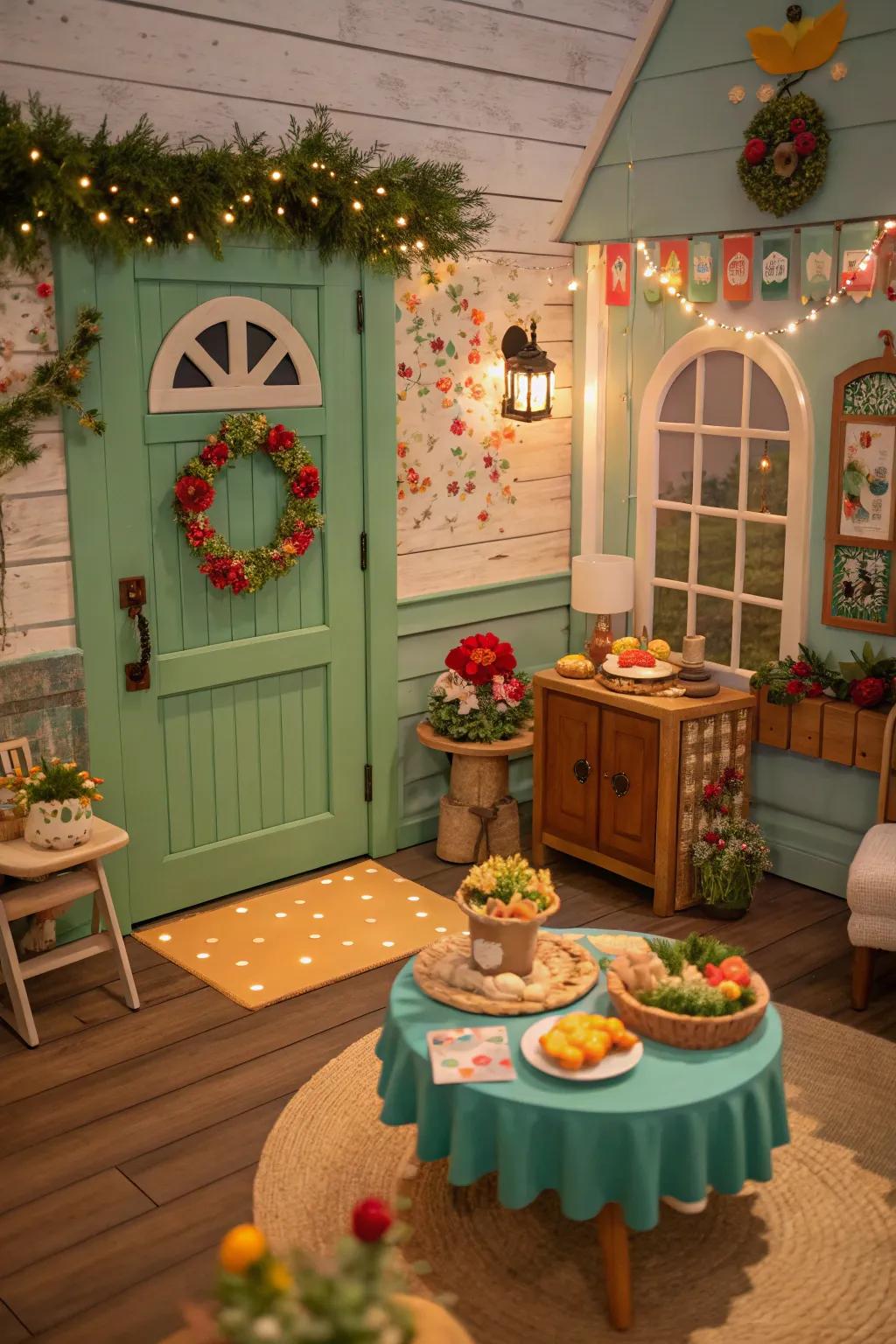 Festive radiance keeps your home current and festive.