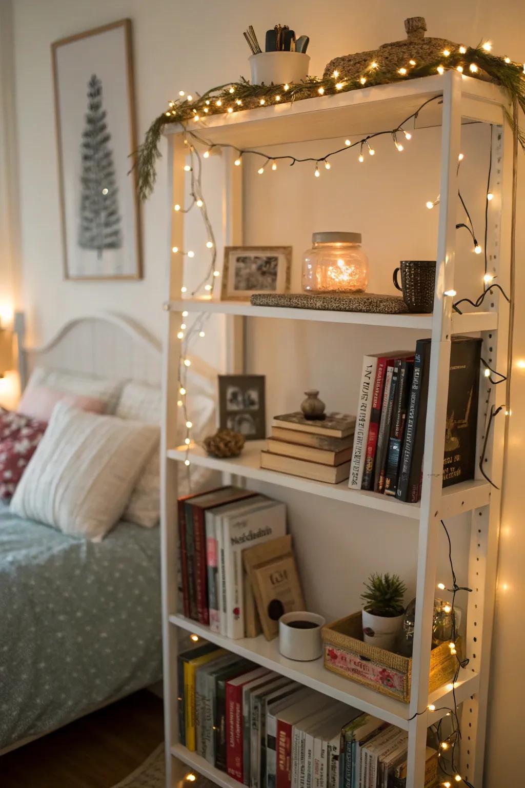 Attract focus to your favored features with twinkle lights.