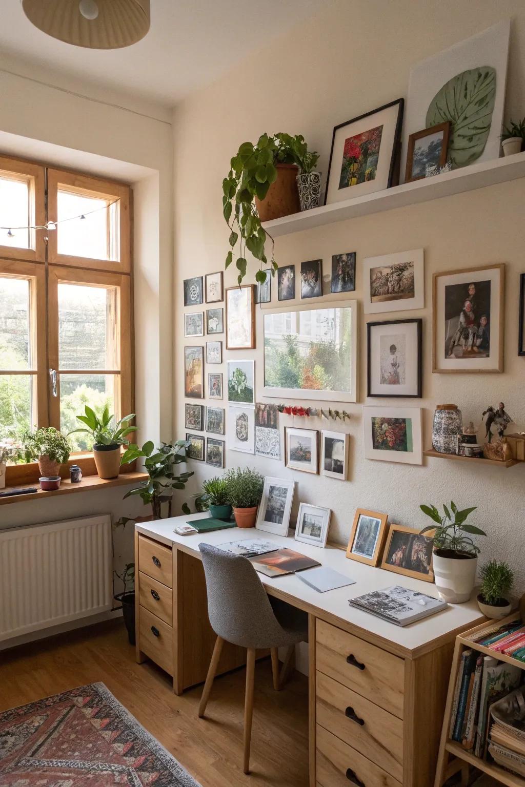 Adding a personal touch makes it feel more like home.