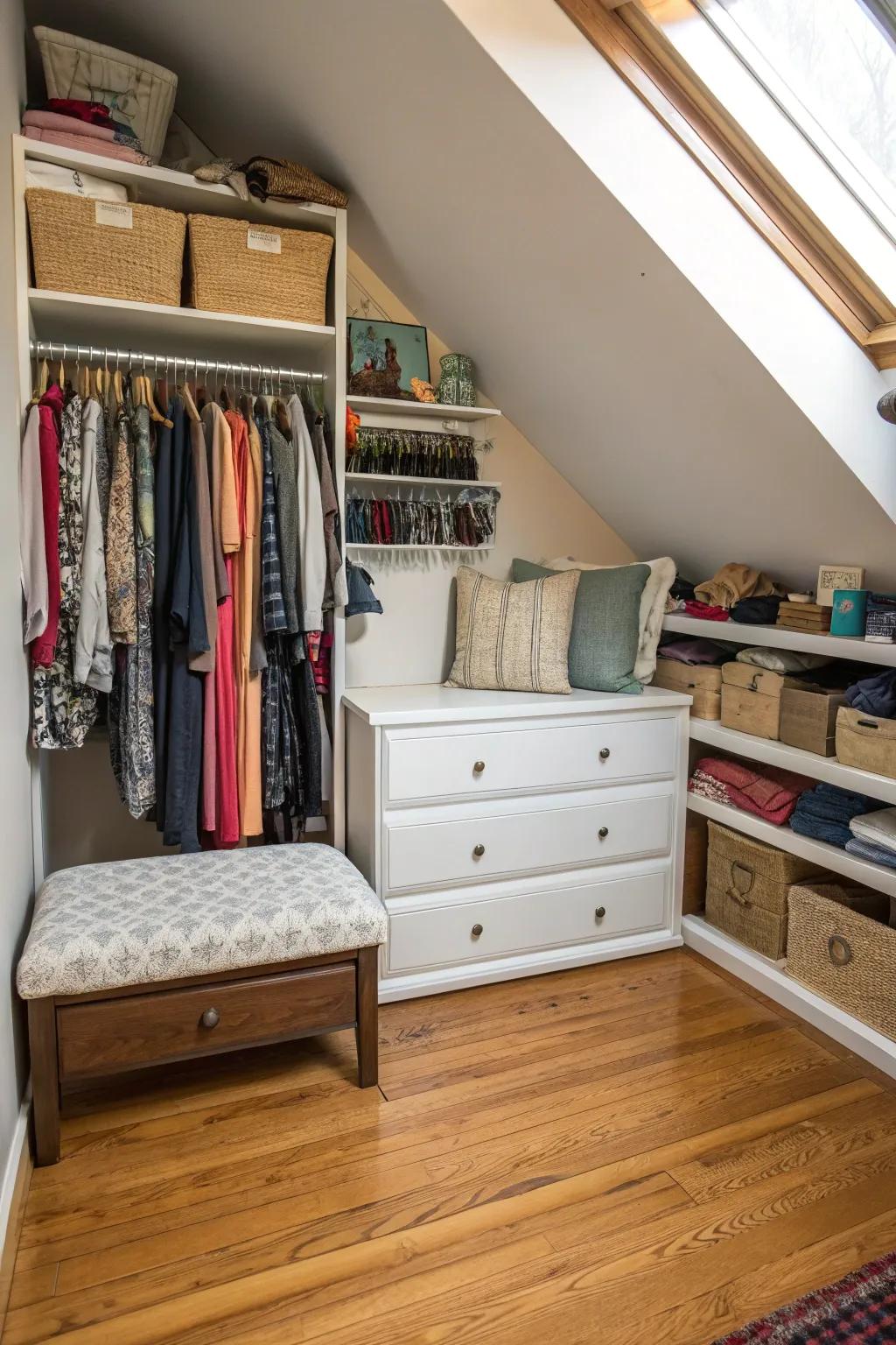 Multi-functional furniture maximizes space and enhances style.