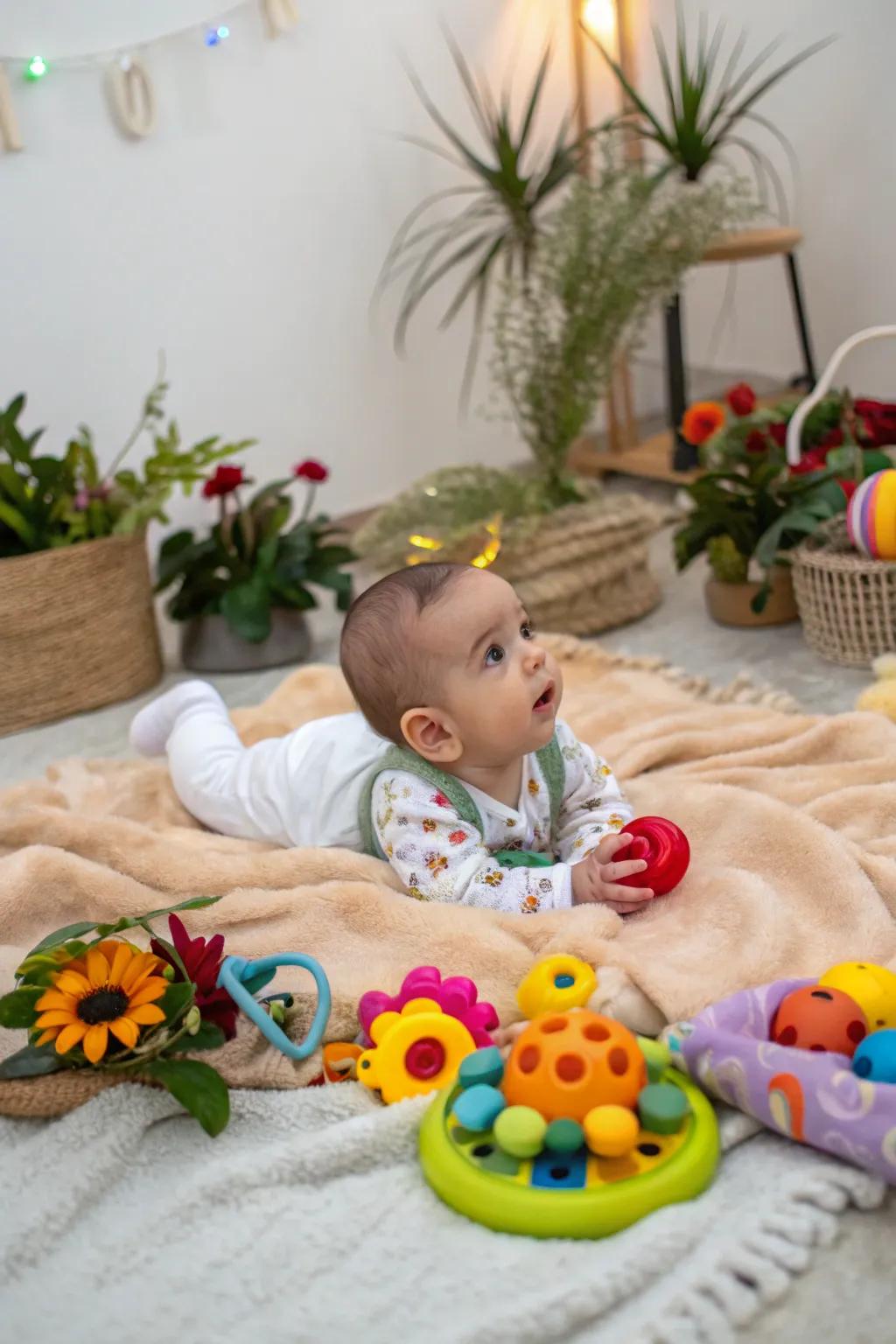 Accessories inject personality and enjoyment into monthly snapshots.