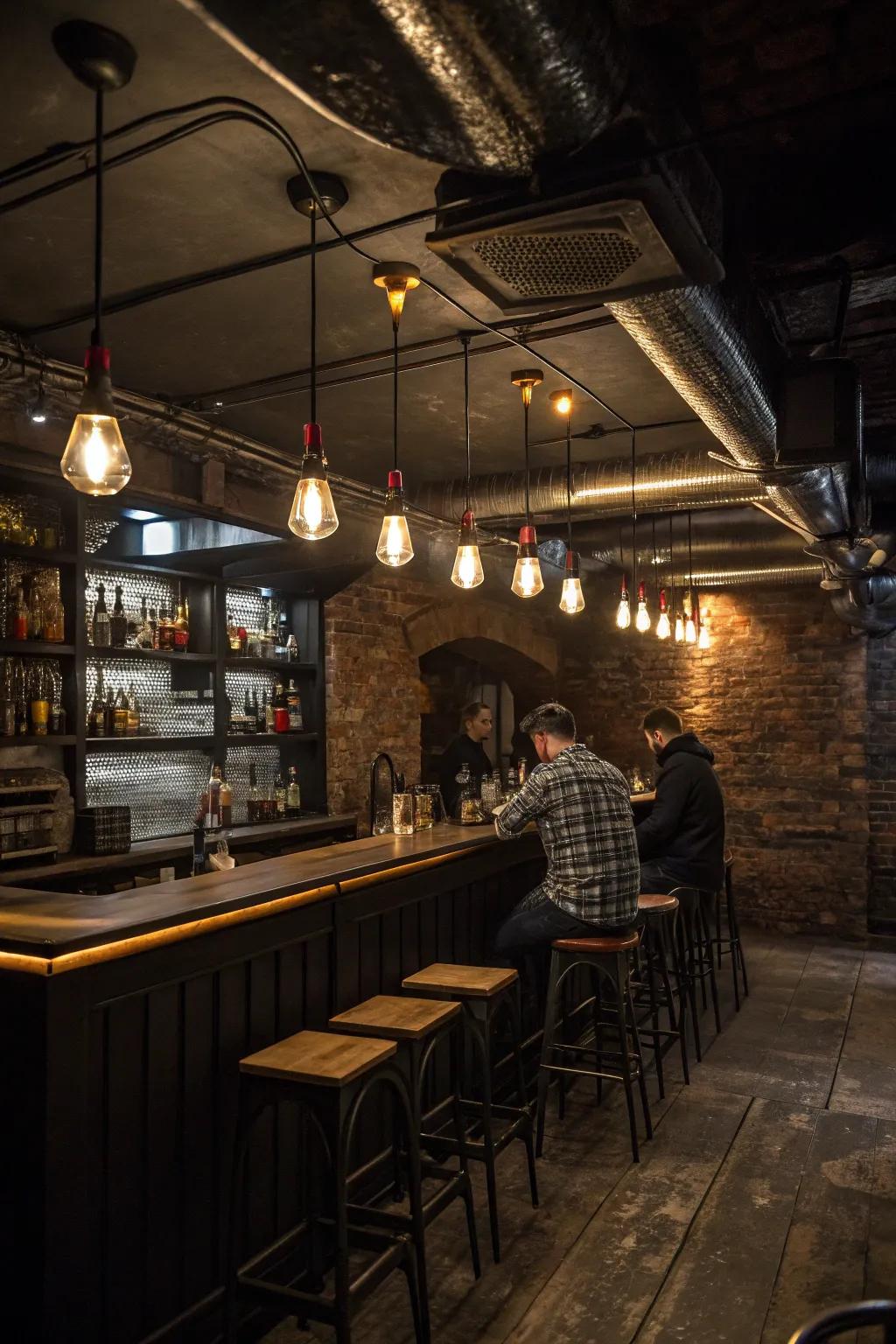 Factory fixtures introduce a fashionable, city-inspired edge.