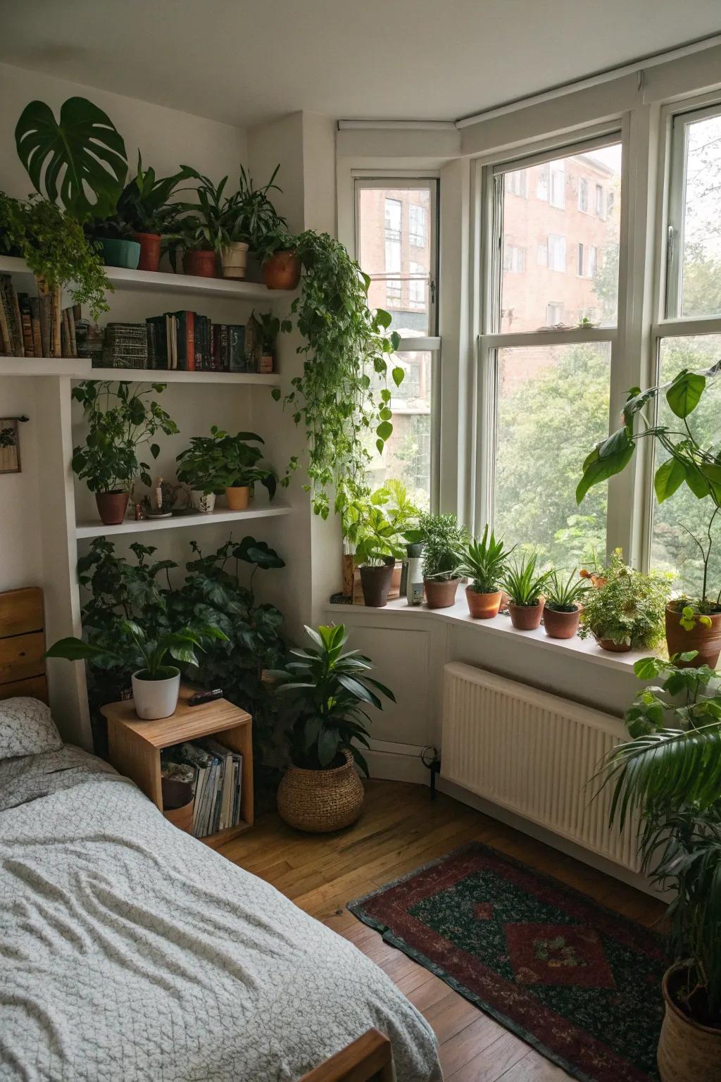 Infuse your bedroom with the natural beauty and rejuvenating effect of plants.