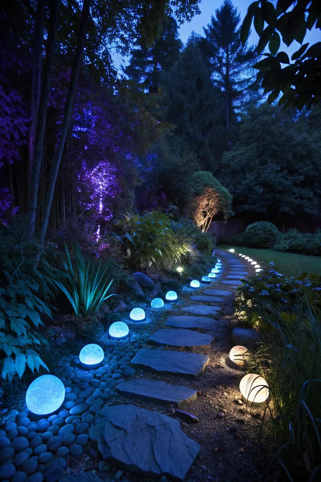 Brighten your garden using bewitching, radiant features.