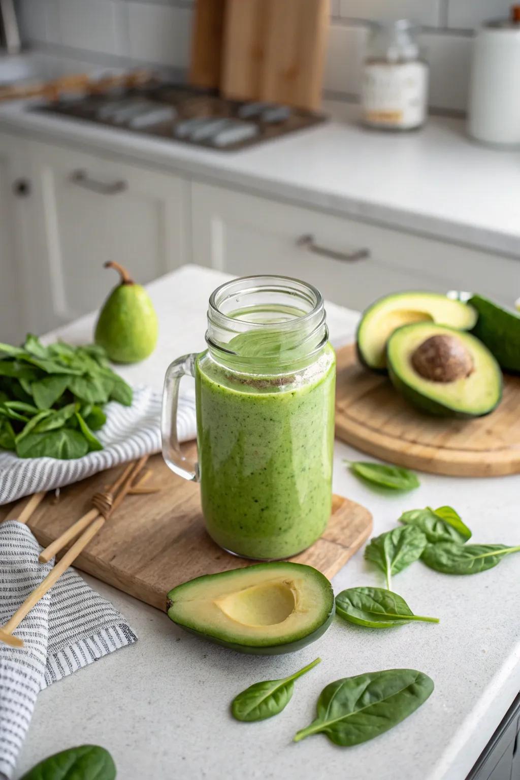 A creamy avocado and herb cream, excellent for a healthful start.