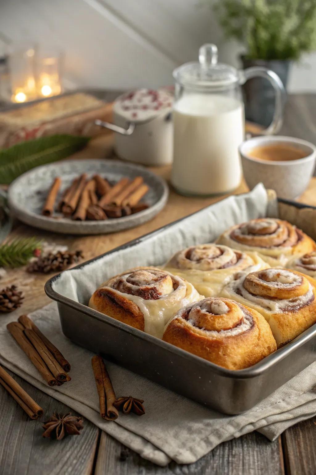 Sugar spirals that define brunch extravagance.