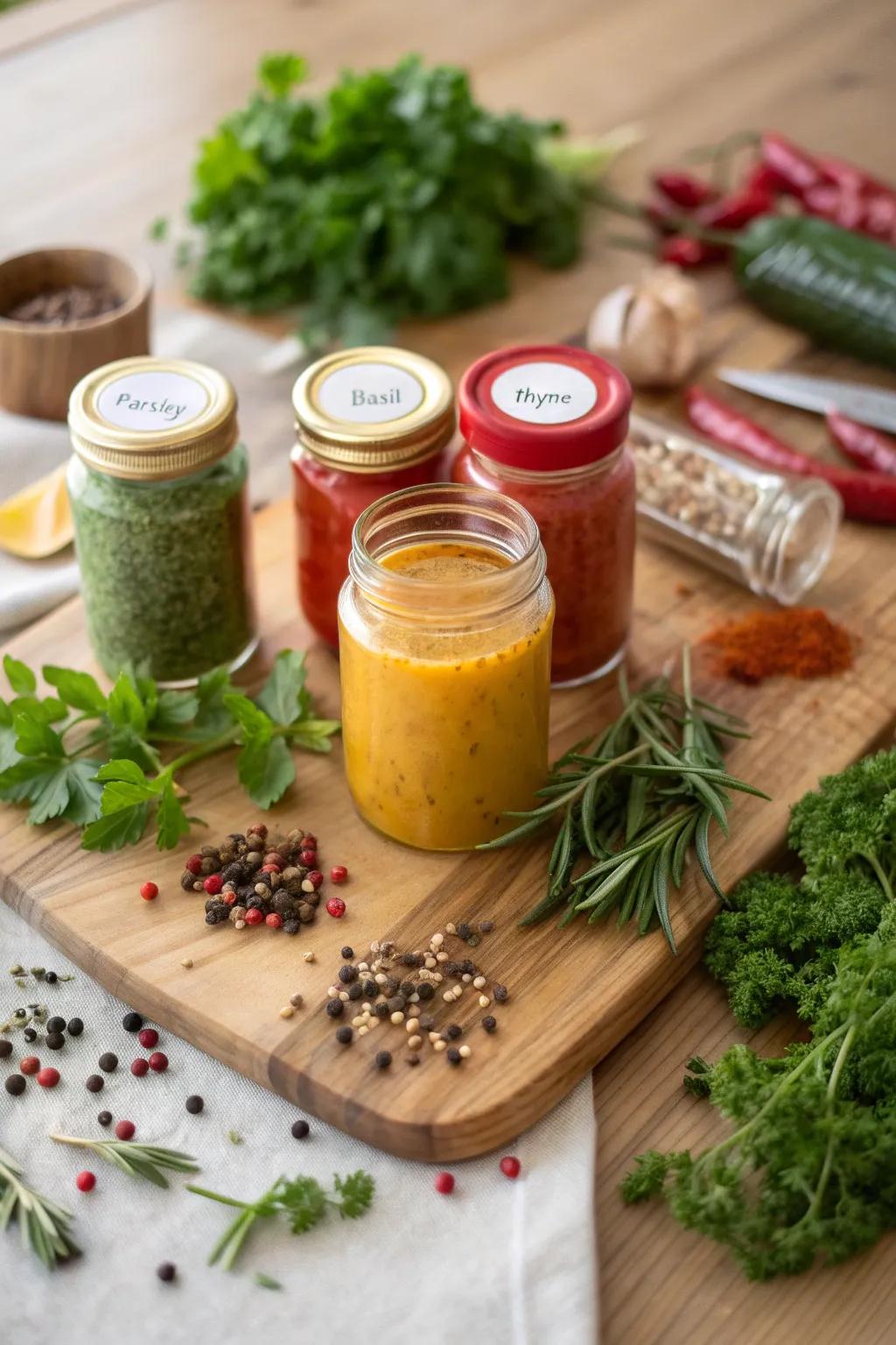 Create flavorful dishes using affordable homemade marinades.