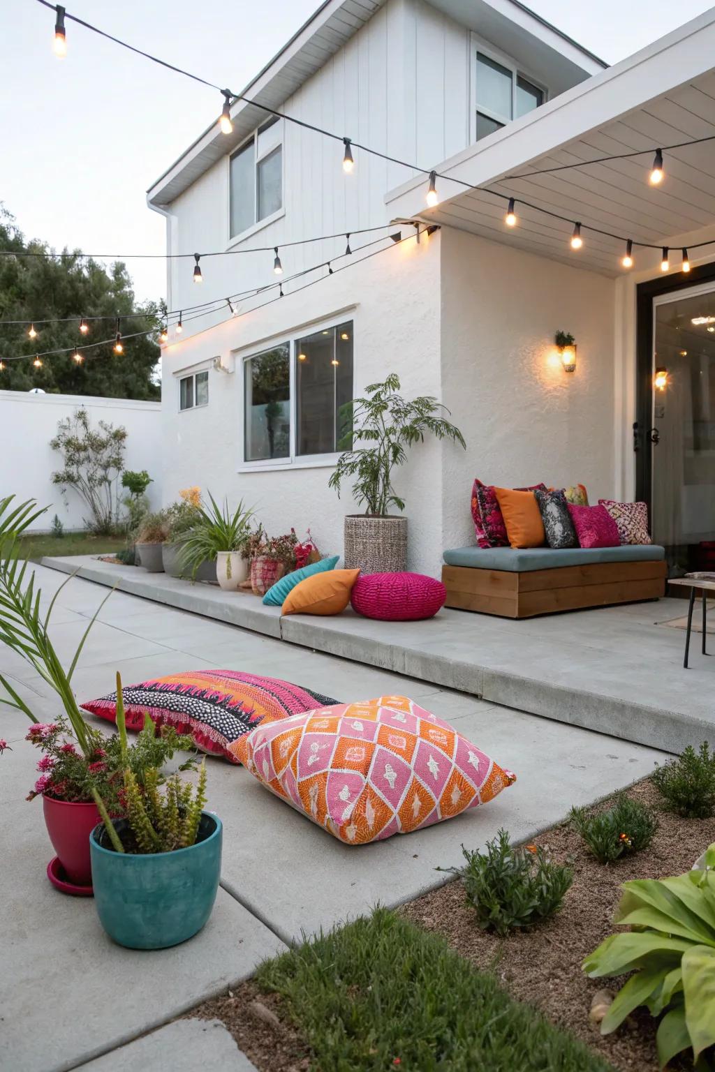 Concrete panels offering a contemporary, adaptable foundation.