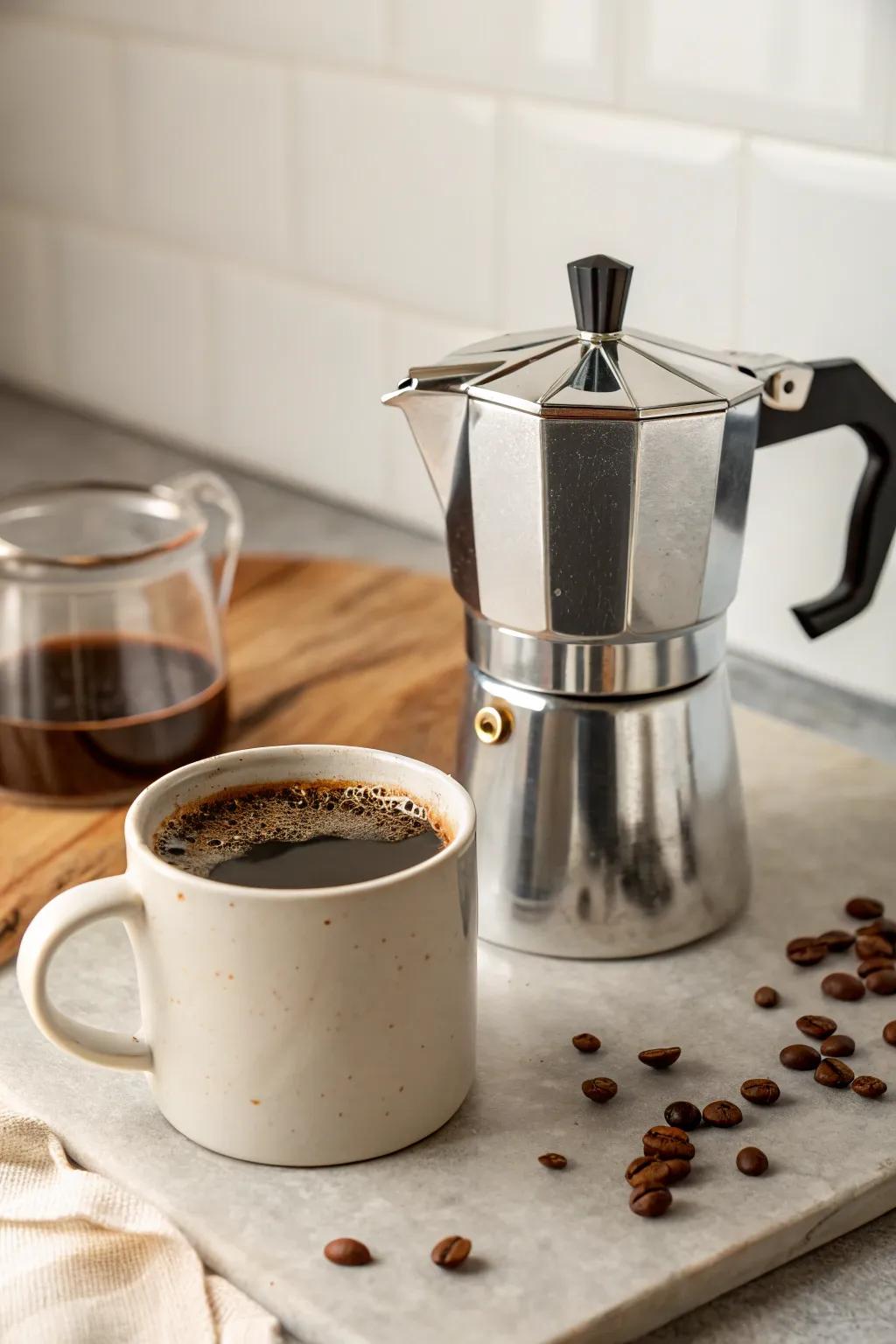 Embrace sustainable brewing using reusable coffee sieves.
