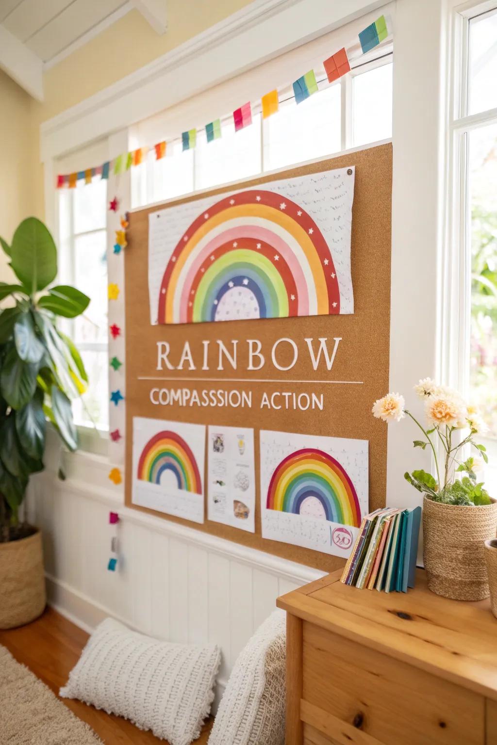 A caring spectrum showcasing diverse caring actions.