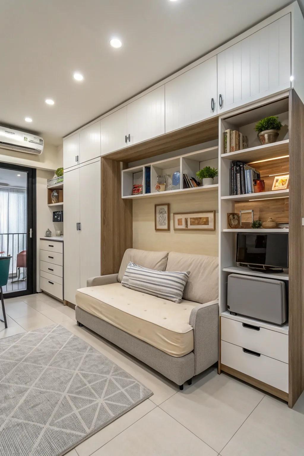Maximize your living space with furnishings that are as practical as they are stylish.