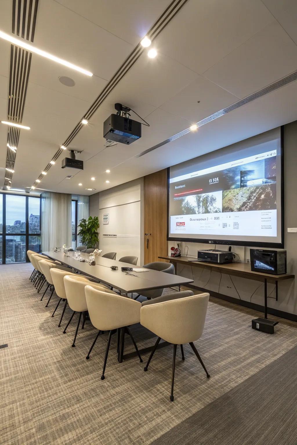 Tech-ready elements are vital for contemporary conference spaces.