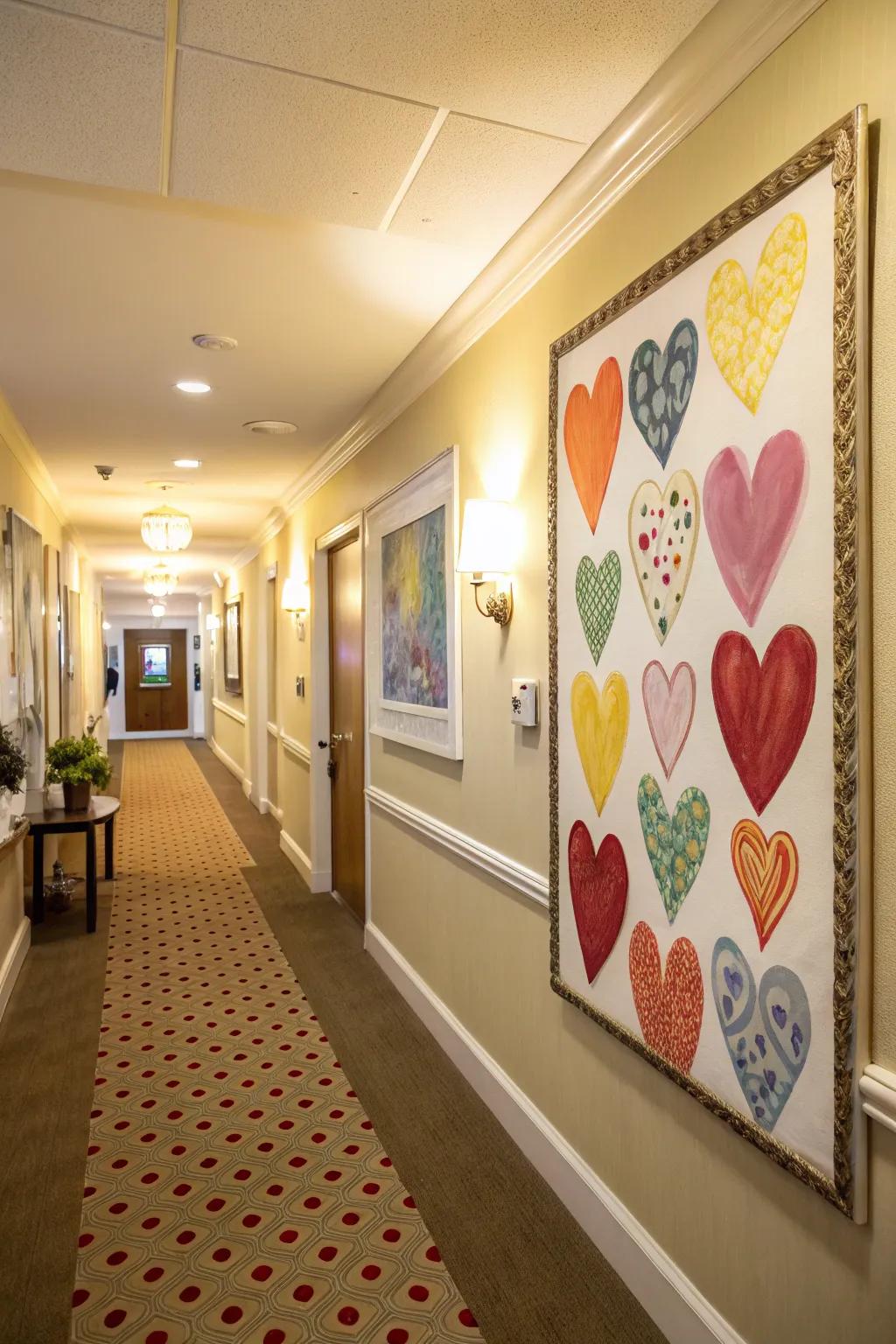 Heart icons impart a hint of affection and warmth to your abode.