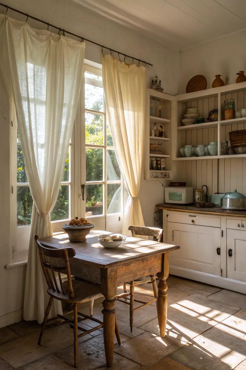 Airy materials ensure countryside spaces feel welcoming and bright.