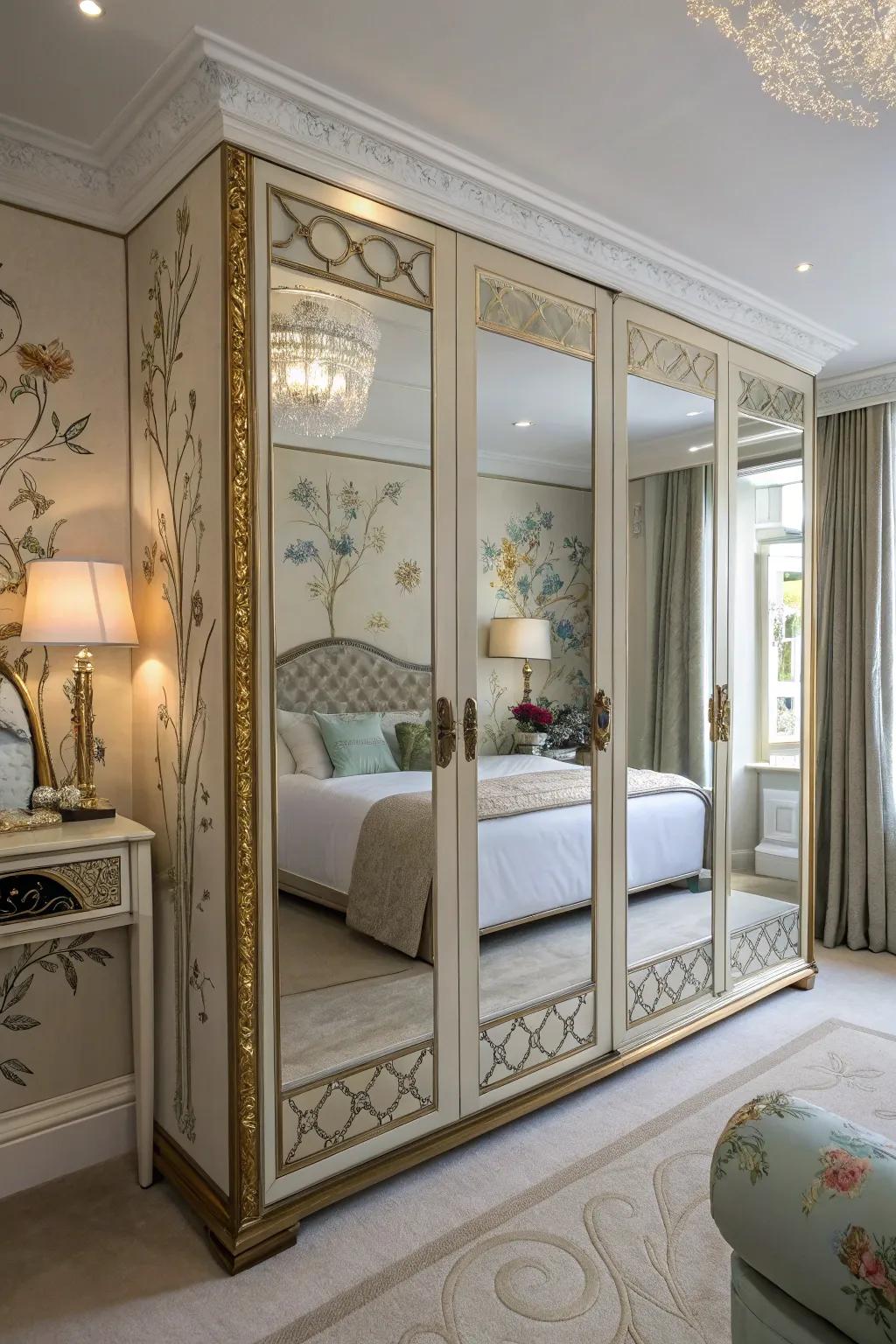Transform mirrors into art with striking pigment choices.