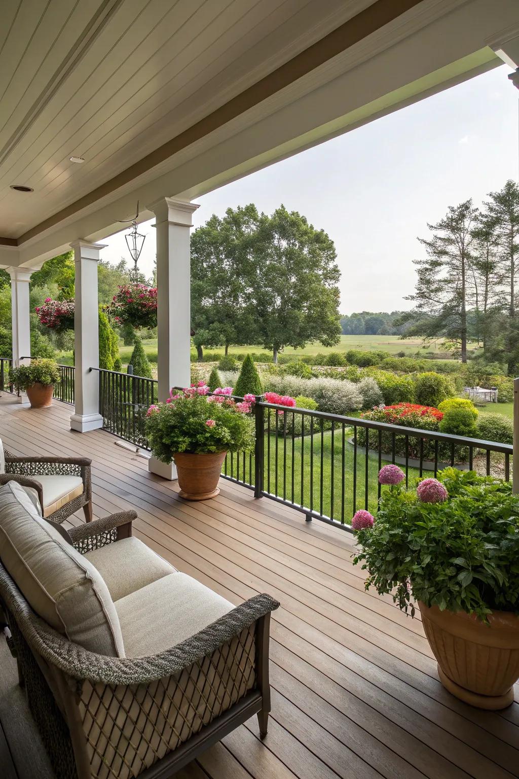 Open layouts establish a seamless connection between interior and exterior spaces.