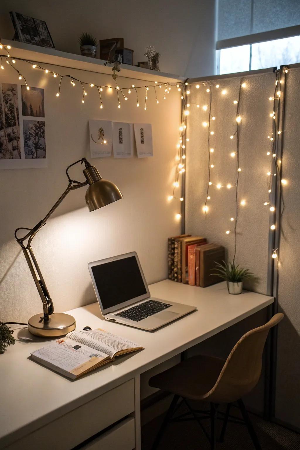 Establish a pleasant ambiance through careful lighting.