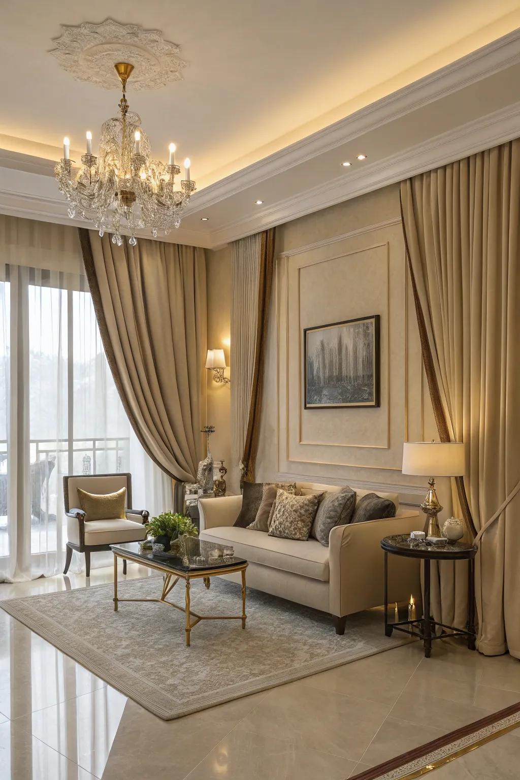 Undecorated coverings deliver timeless elegance and adaptability.